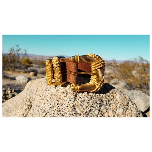 golden🌟treasure vintage belt sz S - Picture 4 of 8